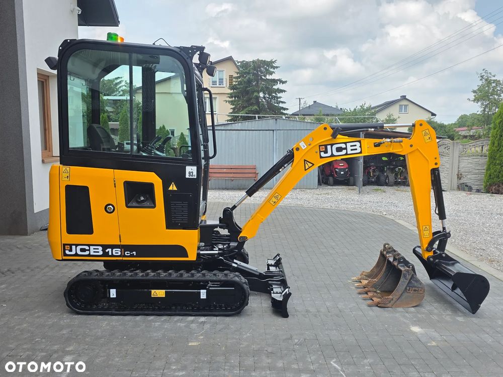 JCB JCB 16 C-1 mini koparka 3 łyżki szybkozłącze 19c1 sprowadzona 8018 serwisowana - 33