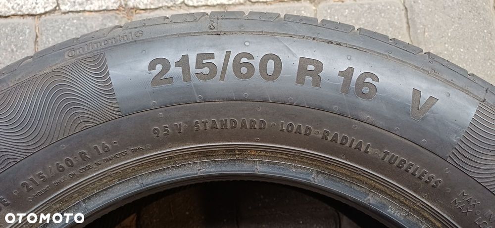 215/60R16 95V CONTINENTAL , dwie opony letnie. - 4