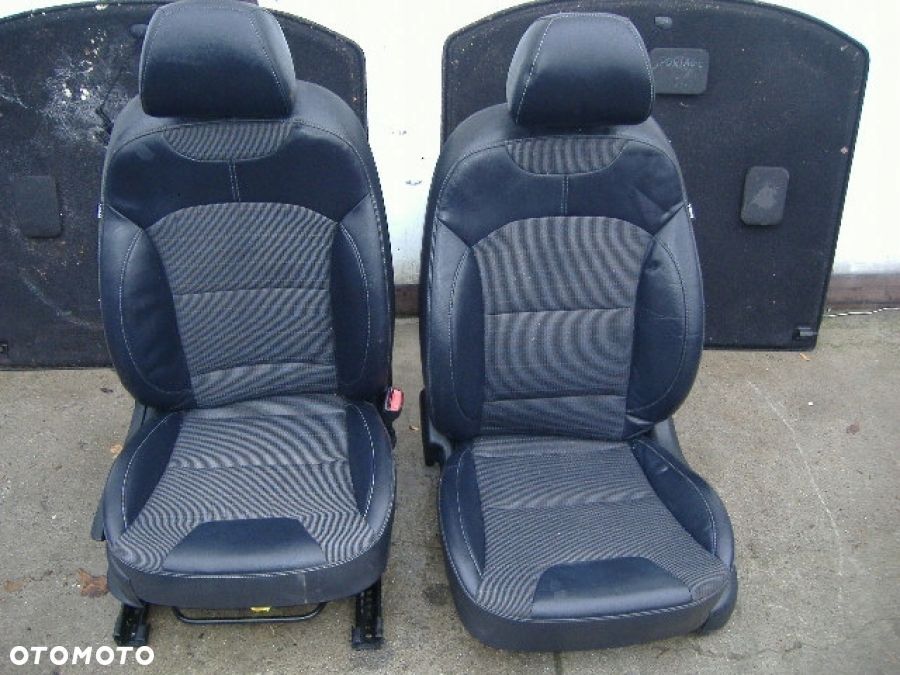 KIA NIRO FOTELE FOTEL komplet SKÓRA + materiał - 6