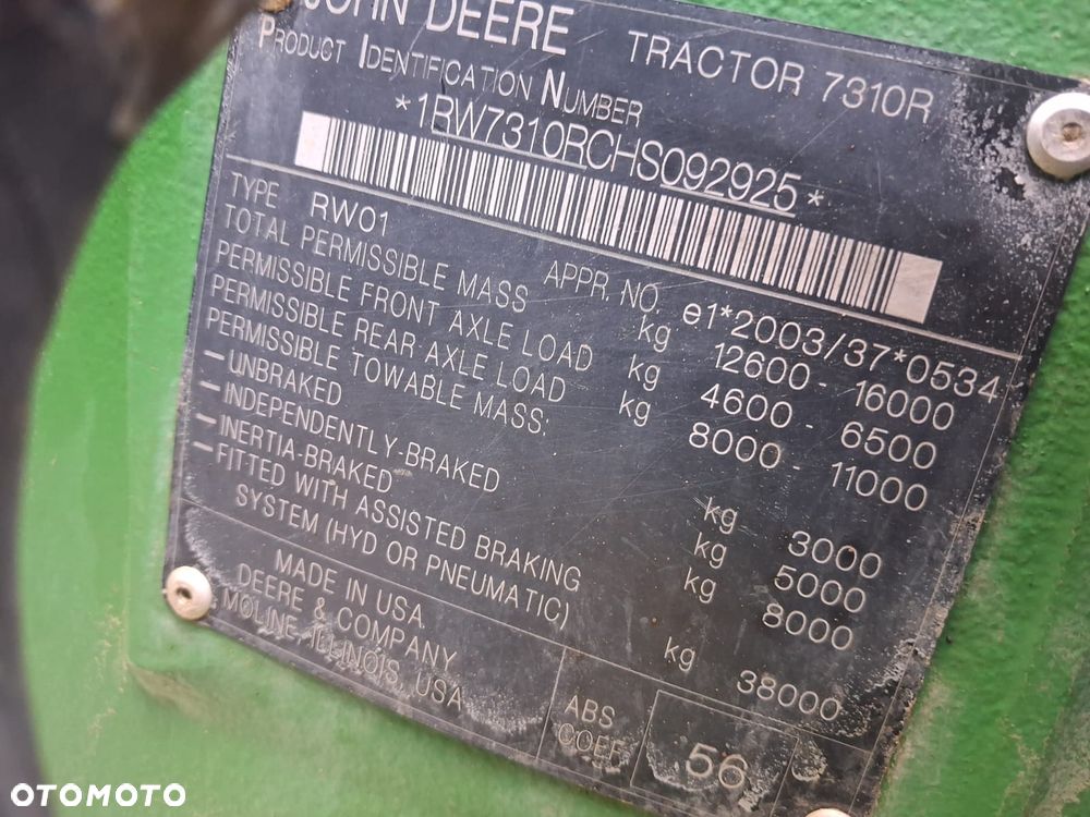 John Deere 7310R - 13