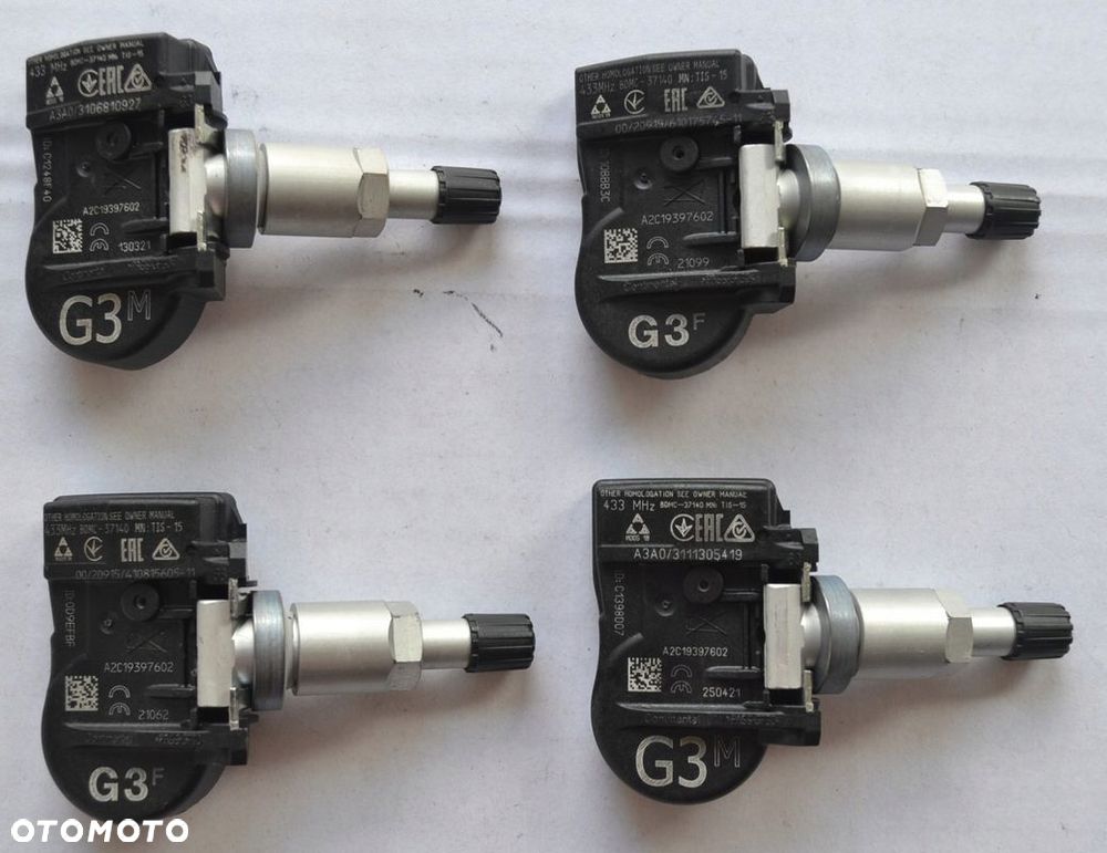 CZUJNIKI CIŚNIENIA TPMS MAZDA OEM x4szt C-341 - 1