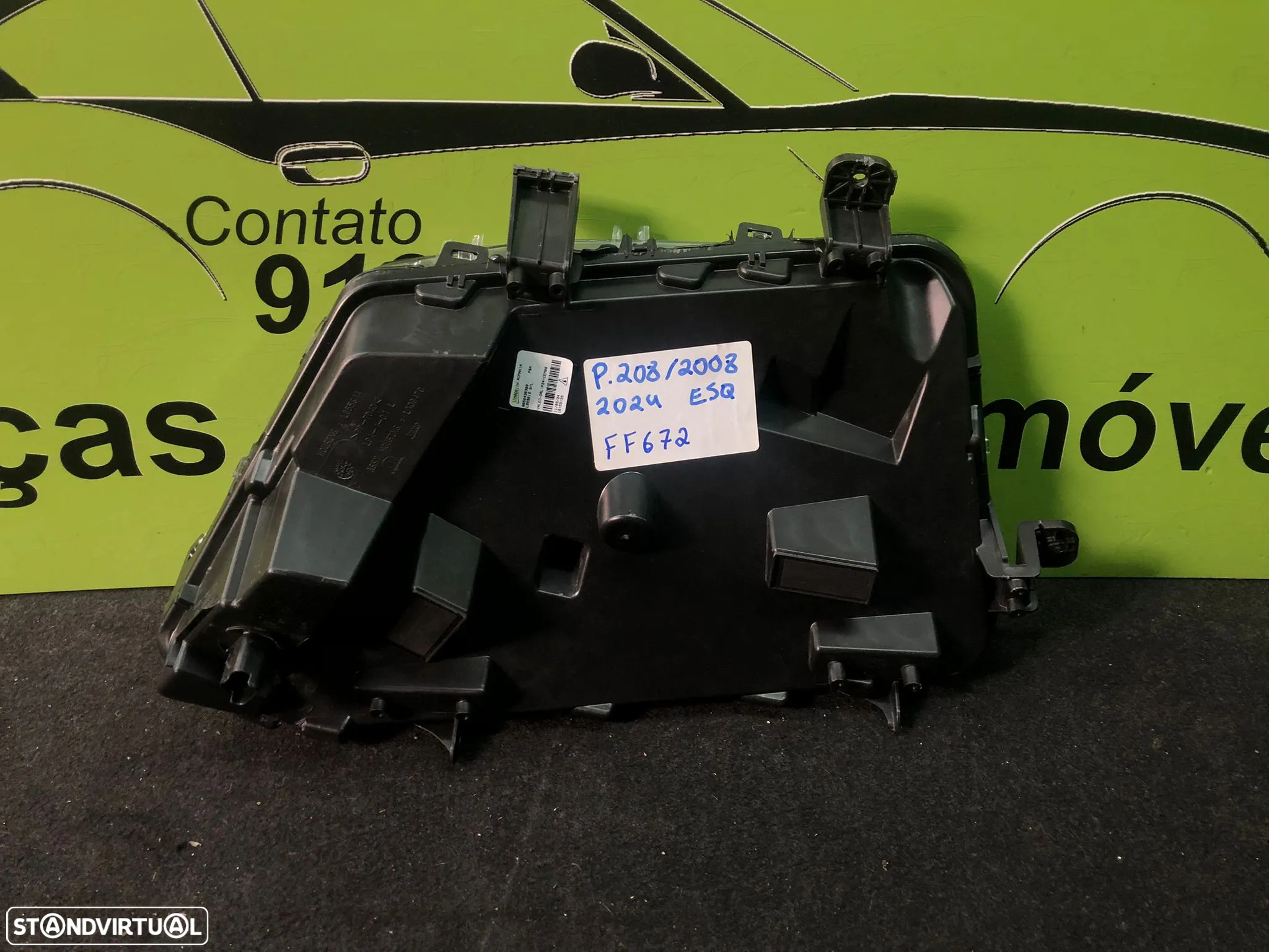 PEUGEOT 208 / 2008 II FAROL LED DIURNO  ESQUERDO - FF672 - 3