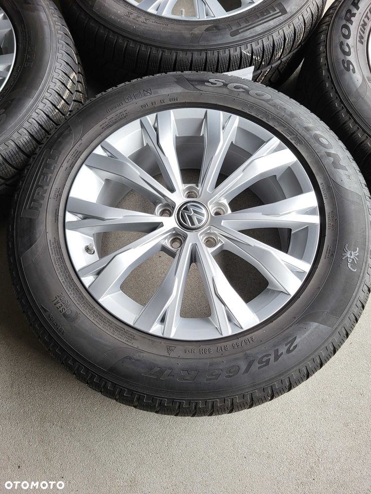 [K116] Koła zimowe 17 Cali 5x112 Pirelli 215/65/17 VW Tiguan 20r - 3