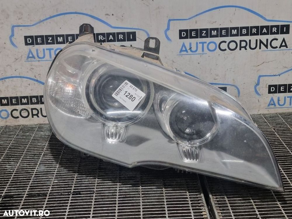 Far Dreapta BMW X5 E70 Facelift 2010 - 2013 SUV 4 Usi (1280) Xenon ADAPTIV prindere rupta - 1