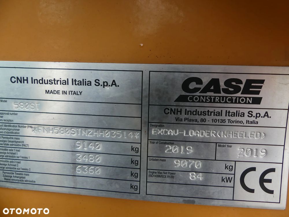 Case 580 ST / KOPARKO-ŁADOWARKA / 1300 MTH ! / 3 ŁYŻKI / IDEALNY STAN / - 17