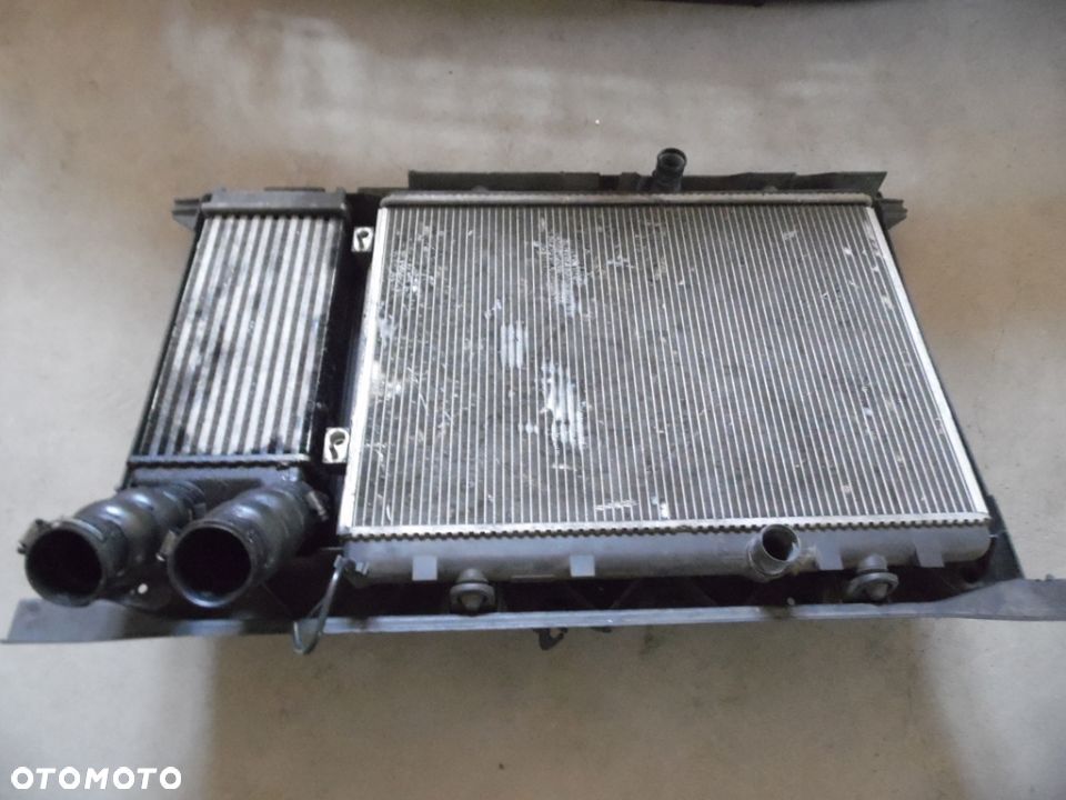Komplet chłodnic citroen c4 wentylator 1.6hdi