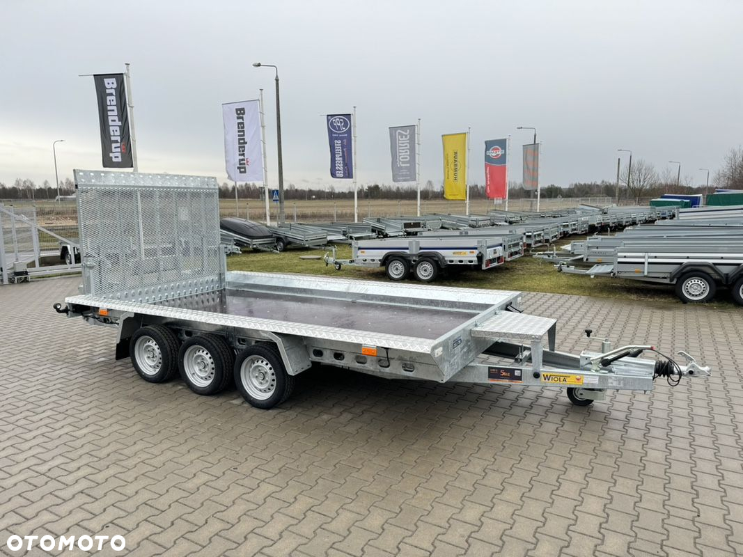 Wiola B3540 MAX - 400 x 170 cm | 2546kg ładowności | trap stalowy | 3-osiowa budowlanka - 2