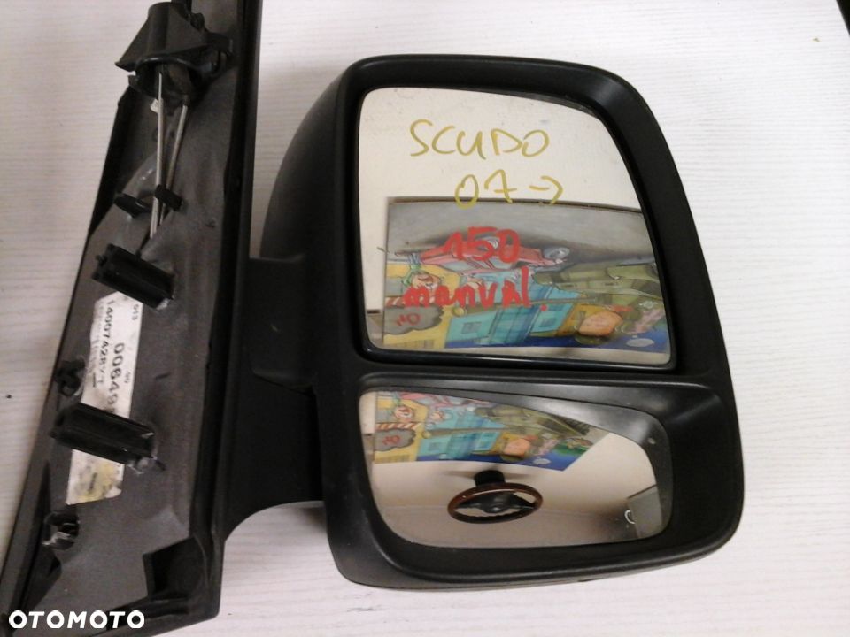 LUSTERKO LEWE LUB PRAWE MANUALNE FIAT SCUDO CITROEN JUMPY PEUGEOT EXPERT 07- - 2