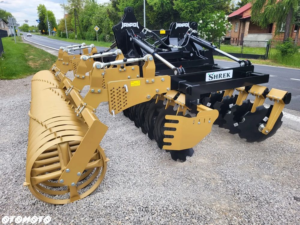 BRONA TALERZOWA talerzówka JANPOL ciężka/ 4m/5m 4 siłowniki/ wał daszkowy fi600 - 7