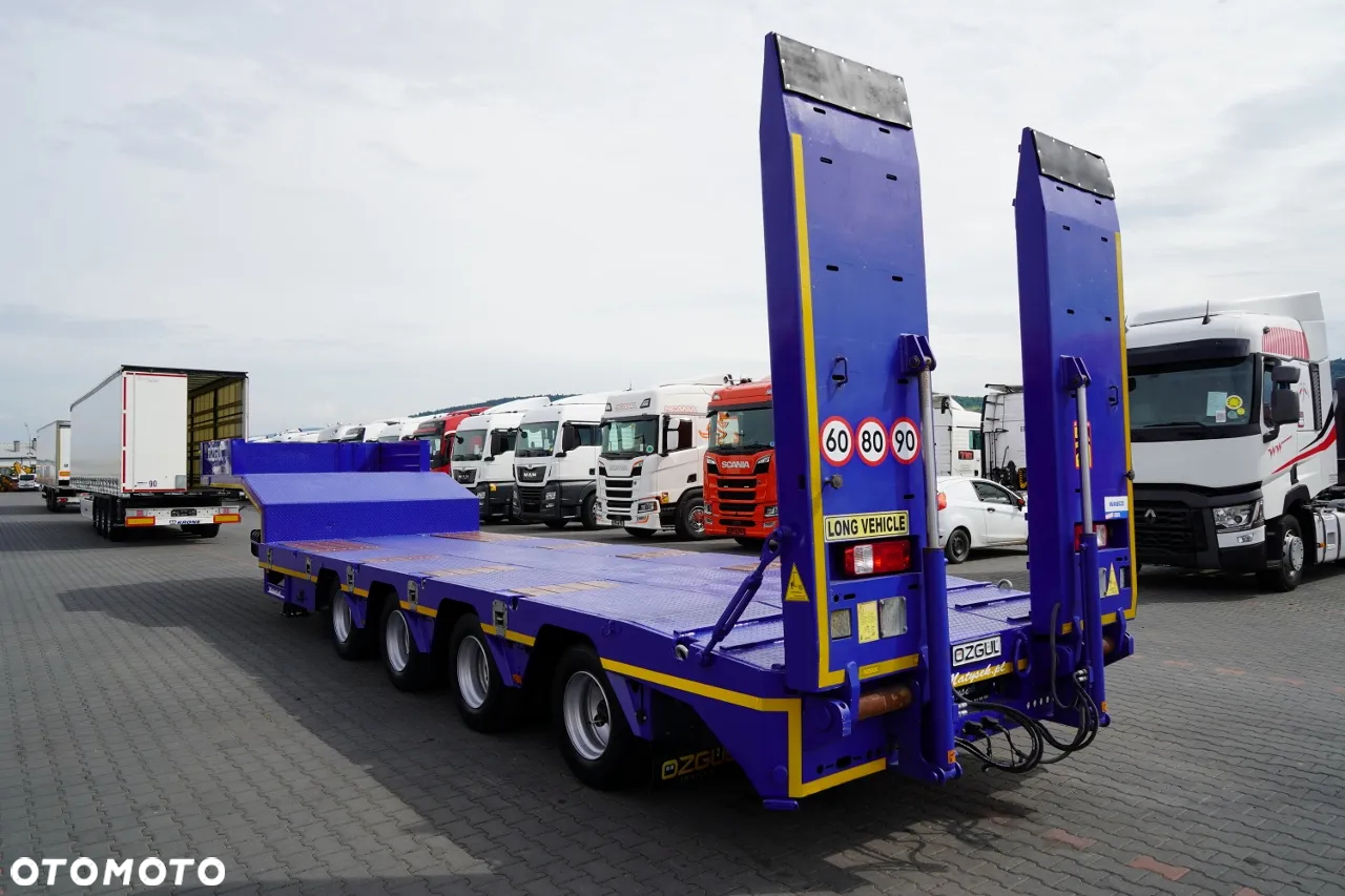 Faymonville OZGUL  NACZEPA LAWETA / LW4 / NISKOPODWOZIOWA / POSZERZANA / 4 OSIE /  12 M / NAJAZDY HYDRAULICZNE / SPROWADZONA - 7