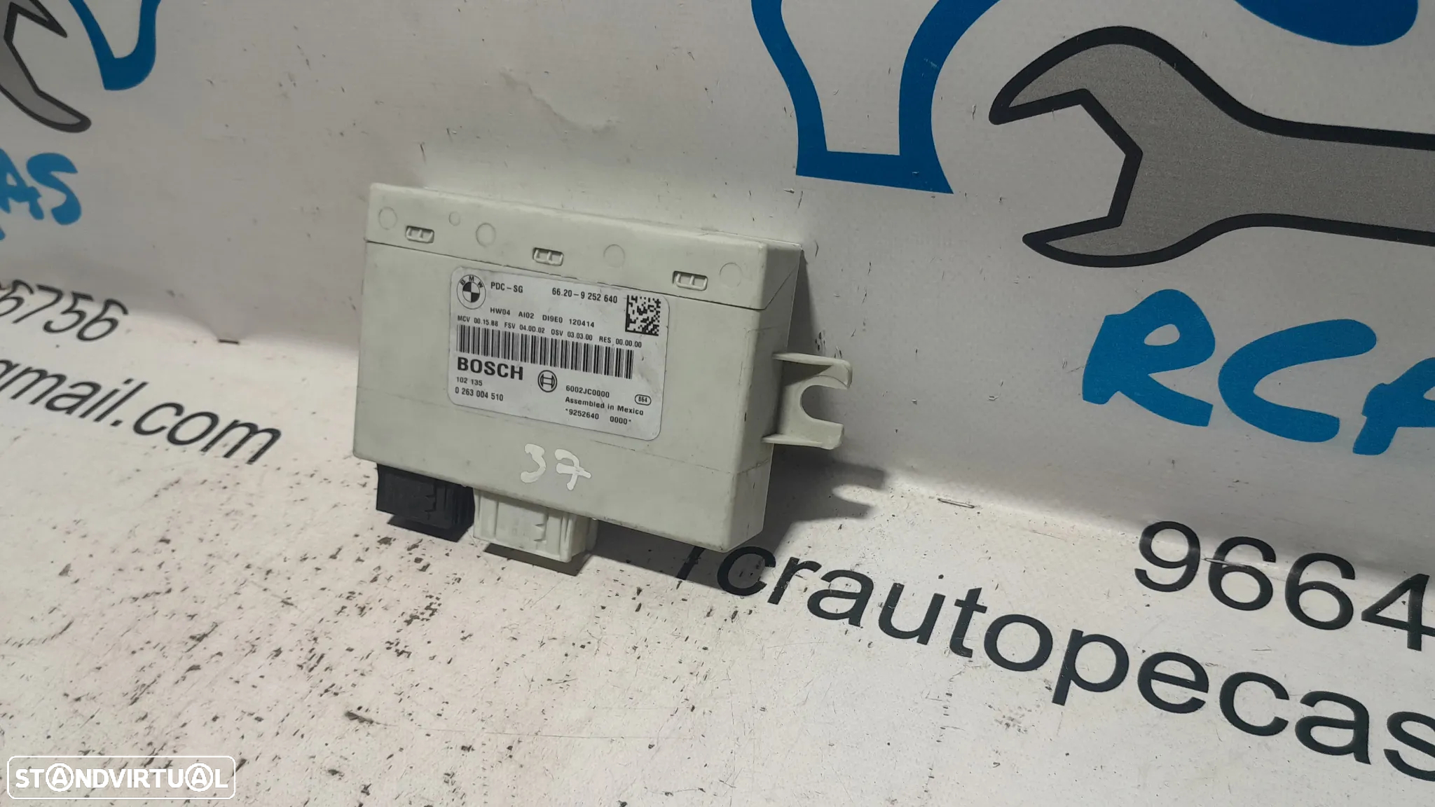 .Modulo BOSCH Unidade de Controlo Assistência de Estacionamento PDC BMW Mini 9252640 - 4