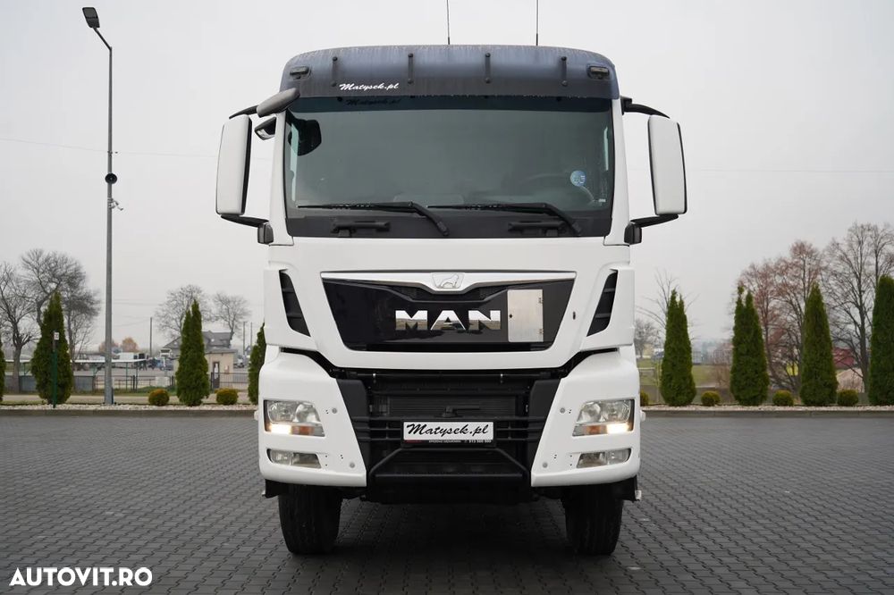 MAN TGS 26.480 / 6X6 / BASCUNĂ 3 LATE / BASCUNĂ HIDRODOXICĂ / MANUALĂ / BORDMATIC - 14