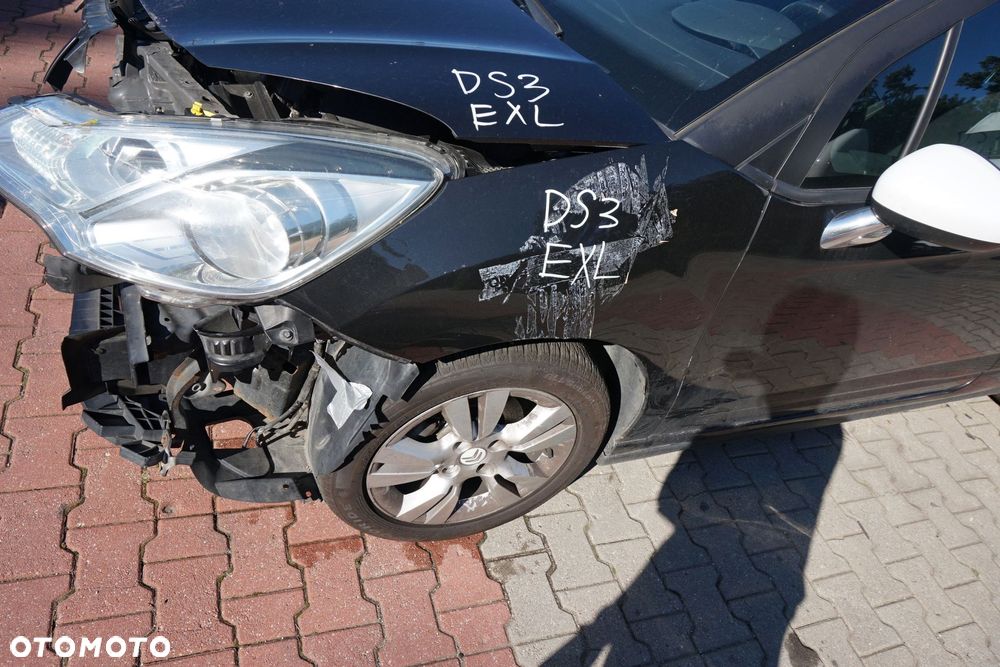 BŁOTNIK PRZEDNI LEWY DS3 I EXL 7840X7 CZARNY CITROEN 2010-2014 - 1