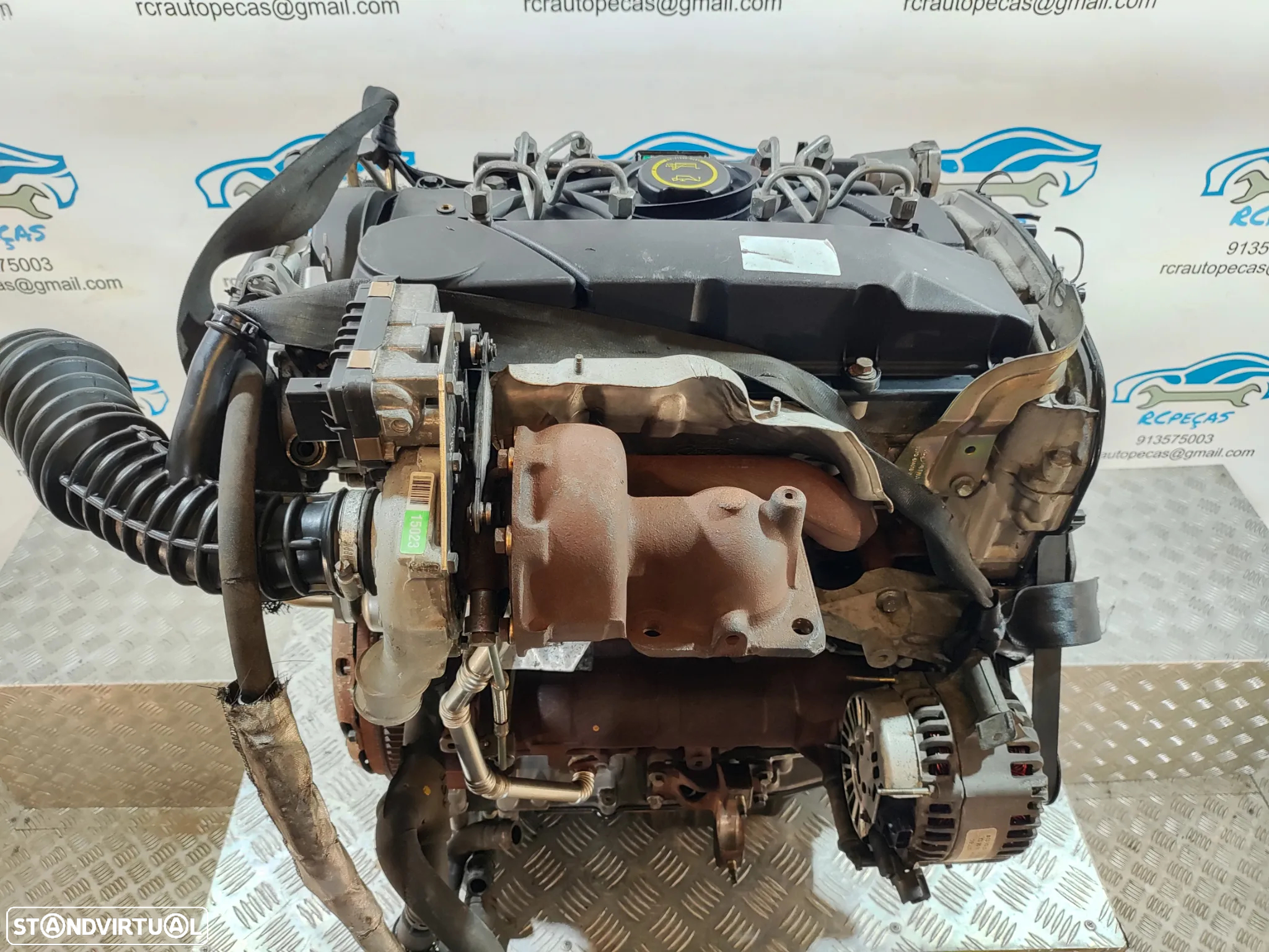 MOTOR COMPLETO 2.2 TDCI 16V 155CV QJBB FORD MONDEO III 3 MK3 TRANSIT SMAX S-MAX MOTOR ARRANQUE BIMASSA ALTERNADOR COMPRESSOR AR CONDICIONADO BOMBA DIRECAO DIREÇÃO TURBO INJETOR INJETORES - 5