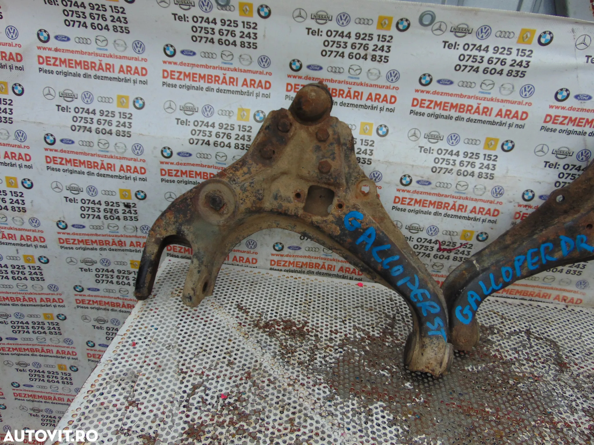 Brat hyundai Galloper bascula fata stanga dreapta brate bascule - 3