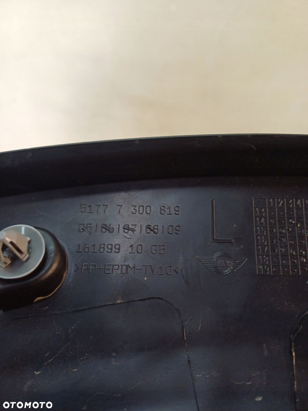 LISTWA BŁOTNIKA LEWY PRZÓD PRZEDNIA LEWA MINI F55 F56 LIFT - 15