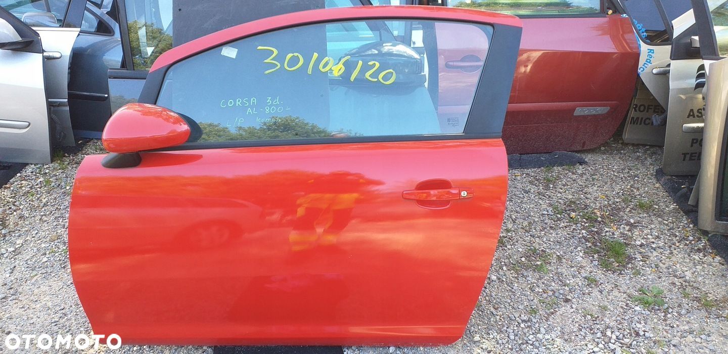 Drzwi przednie prawe lewe Opel Corsa D 3D Kolor - 1