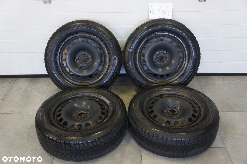 NR 436 Koła Zima Stalowe SKODA Superb 215/60/16 ok. 8mm - 1