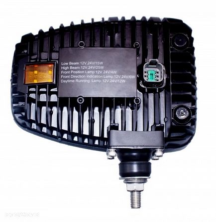 Reflektor drogowy do koparki led drl lampa przednia koparka maszyna - 6