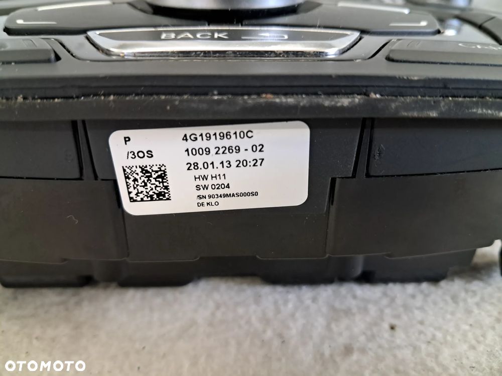 Panel Sterowania MMI 4G1919610C A6 C7 A7 Europa - 9