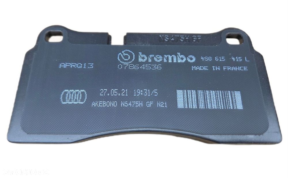 OE AUDI R8 4S 420 LAMBORGINI HURACAN KLOCKI HAMULCOWE TYŁ TYLNE 4S0615415L - 3