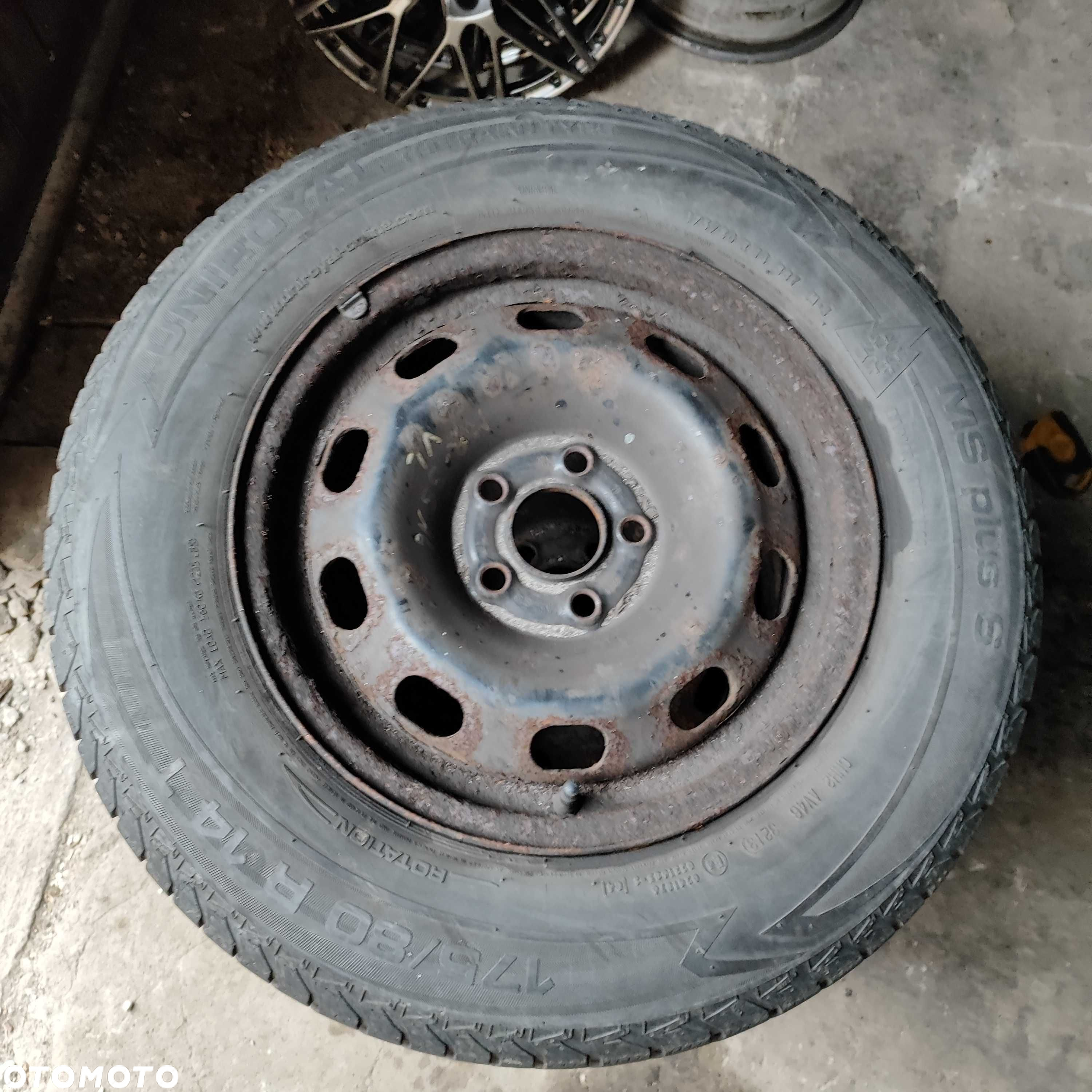 Opony zimowe Uniroyal MS Plus 175/80r15 + felgi stalowe kpl 4 szt - 2