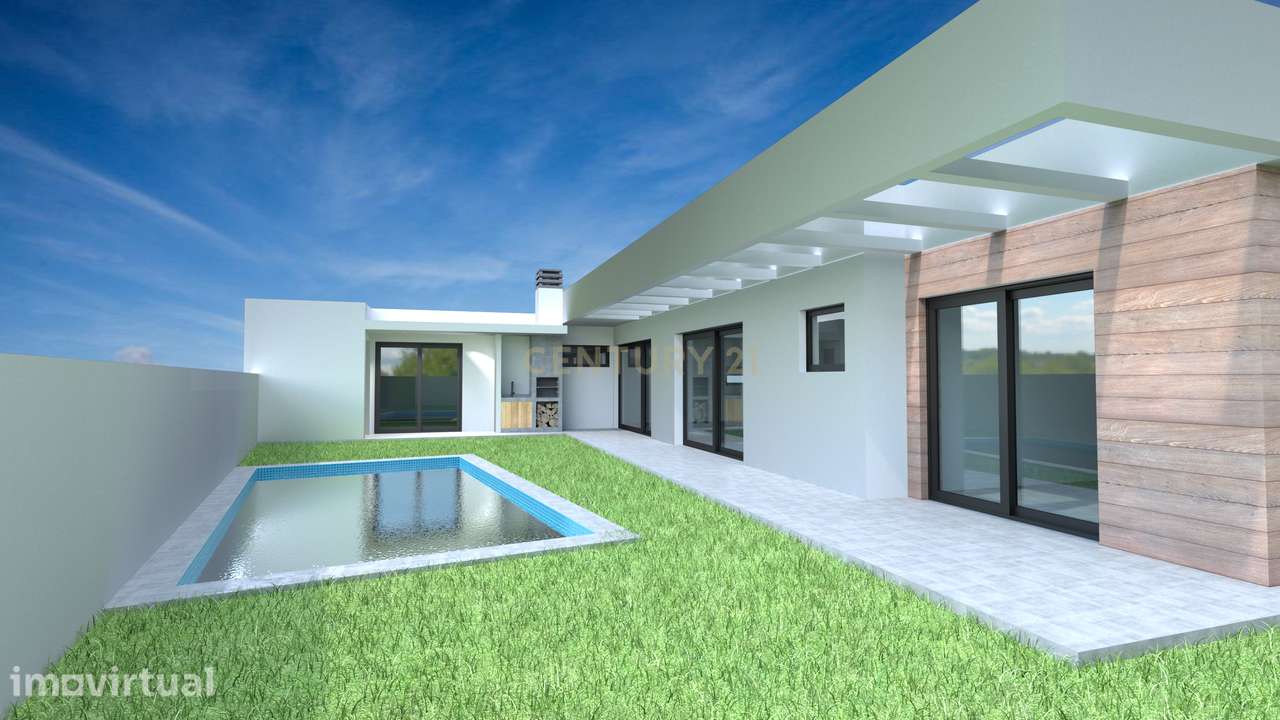 MORADIA T4, TÉRREA, ISOLADA E COM PISCINA | CASAL DE BOLINHOS | AZEITÃ - Grande imagem: 2/18