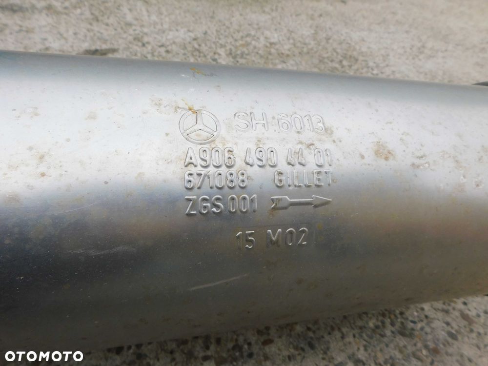 Tłumik Końcowy Wydech Mercedes Sprinter W906 A9064904401 A9064900383 OEM ŁADNY - 4