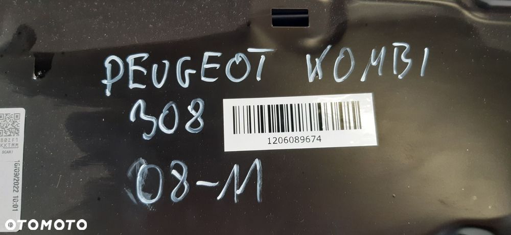 PEUGEOT 308 KOMBI 08-11 KLAPA TYŁ - 10