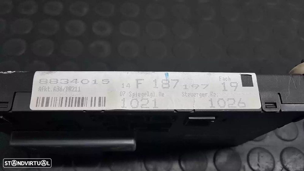 CENTRALINA FECHO MERCEDES-BENZ CLASSE E 2006 -A2118701026 - 4