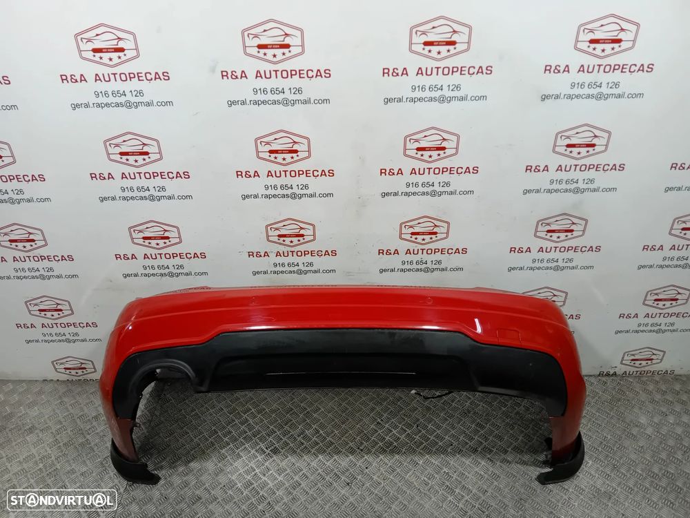 Parachoques Trás Traseiro Mercedes Class C W204 Sedan Carro AMG Com Sensores Original - 4