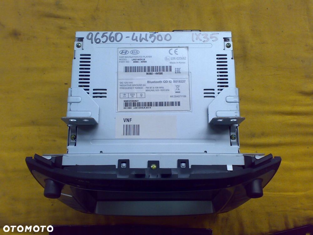 hyundai ix35 - nawigacja radio gps navi monitor jak nowy 96560-4w500 - 3