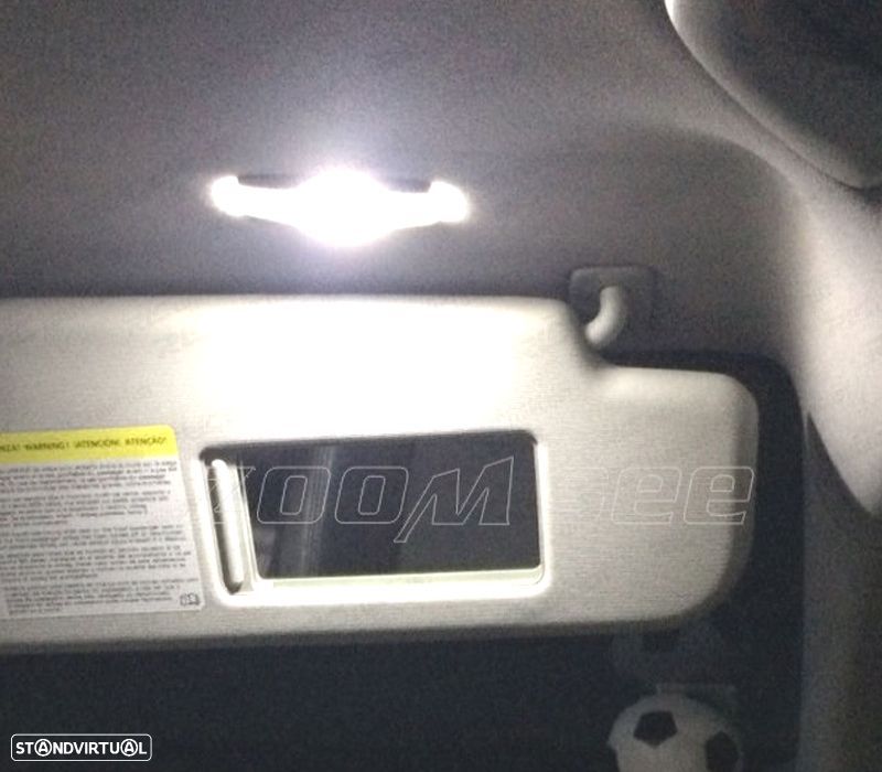 KIT COMPLETO 15 LAMPADAS LED INTERIOR PARA SEAT LEON 1 M 1 99-06 - 4