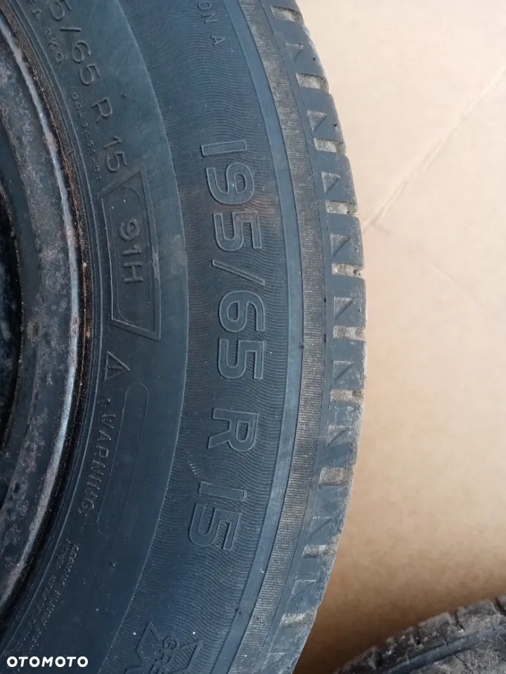 4X Felga stalowa Fiat Stilo 4x98 6,5J 15 H2 195/65 ET43 R15 - 6
