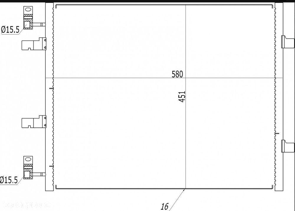 CHŁODNICA KLIMY RENAULT TRAFIC VIVARO - 1