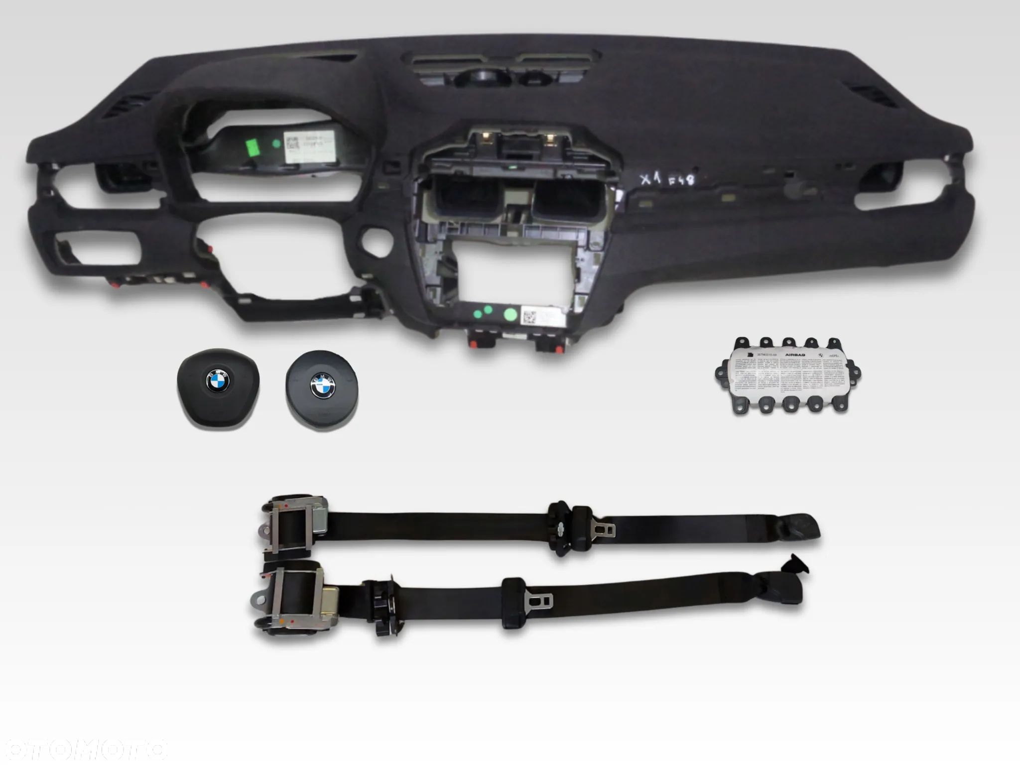BMW X1 F48 DESKA PODUSZKI AIRBAG PASY HEAD UP - 1