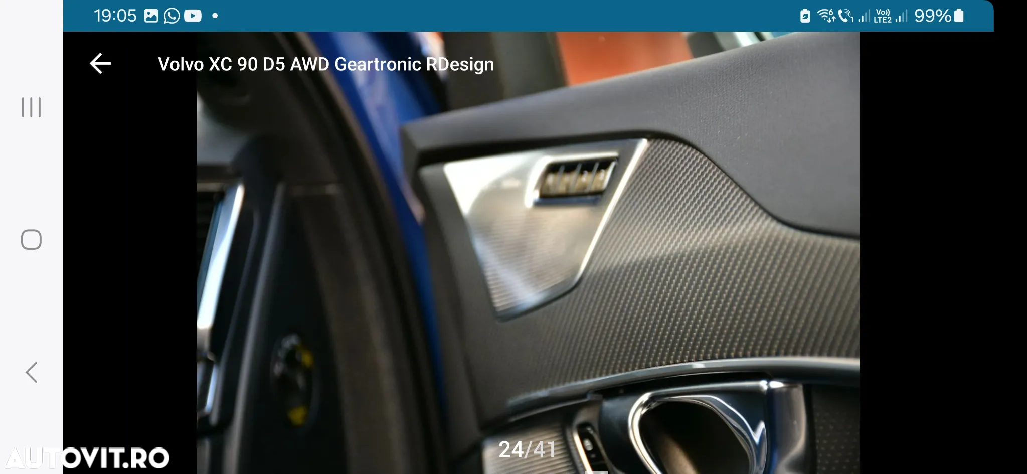Volvo XC 90 D5 AWD Geartronic RDesign - 11