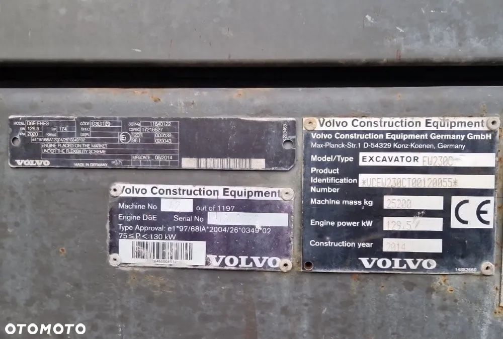 Volvo EW230C koparka kołowa przeładunkowa - 9
