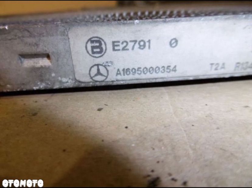 A1695000354 Chłodnica klimatyzacji mercedes a klasa w169 - 3