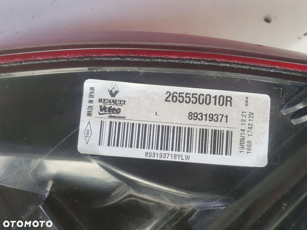 LAMPA LEWA Renault Megane III kombi TYLNIA TYLNA lewy tył 265550010R - 14