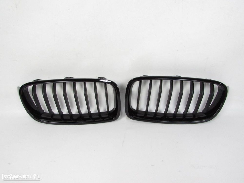 Grelhas C/ Aro Preto Brilho/ Em ABS Frente Novo BMW 3 (F30, F80)/BMW 3 Touring (... - 1