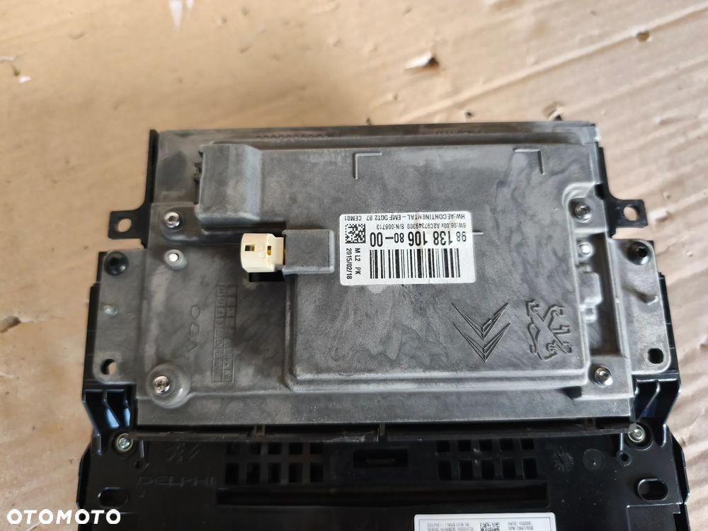 WYŚWIETLACZ RADIA NAWIGACJI 9813810680  CITROEN C4 II B7 LIFT - 5