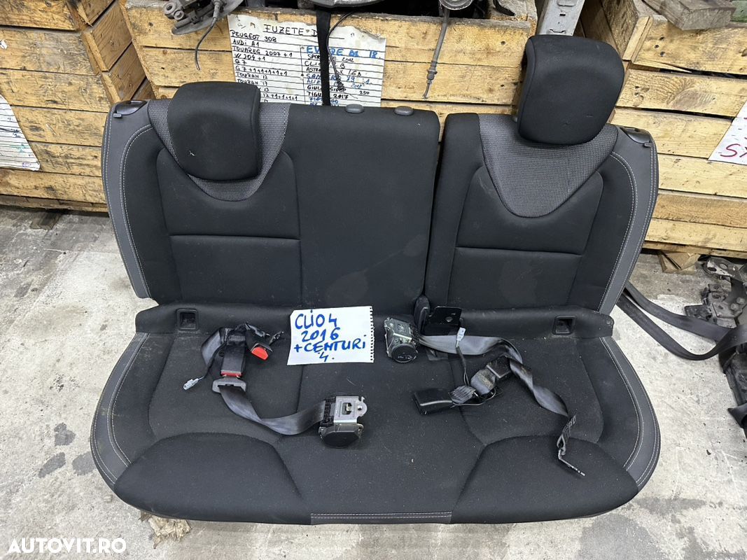 Bancheta spate RENAULT CLIO 4 cu centuri spate - 1