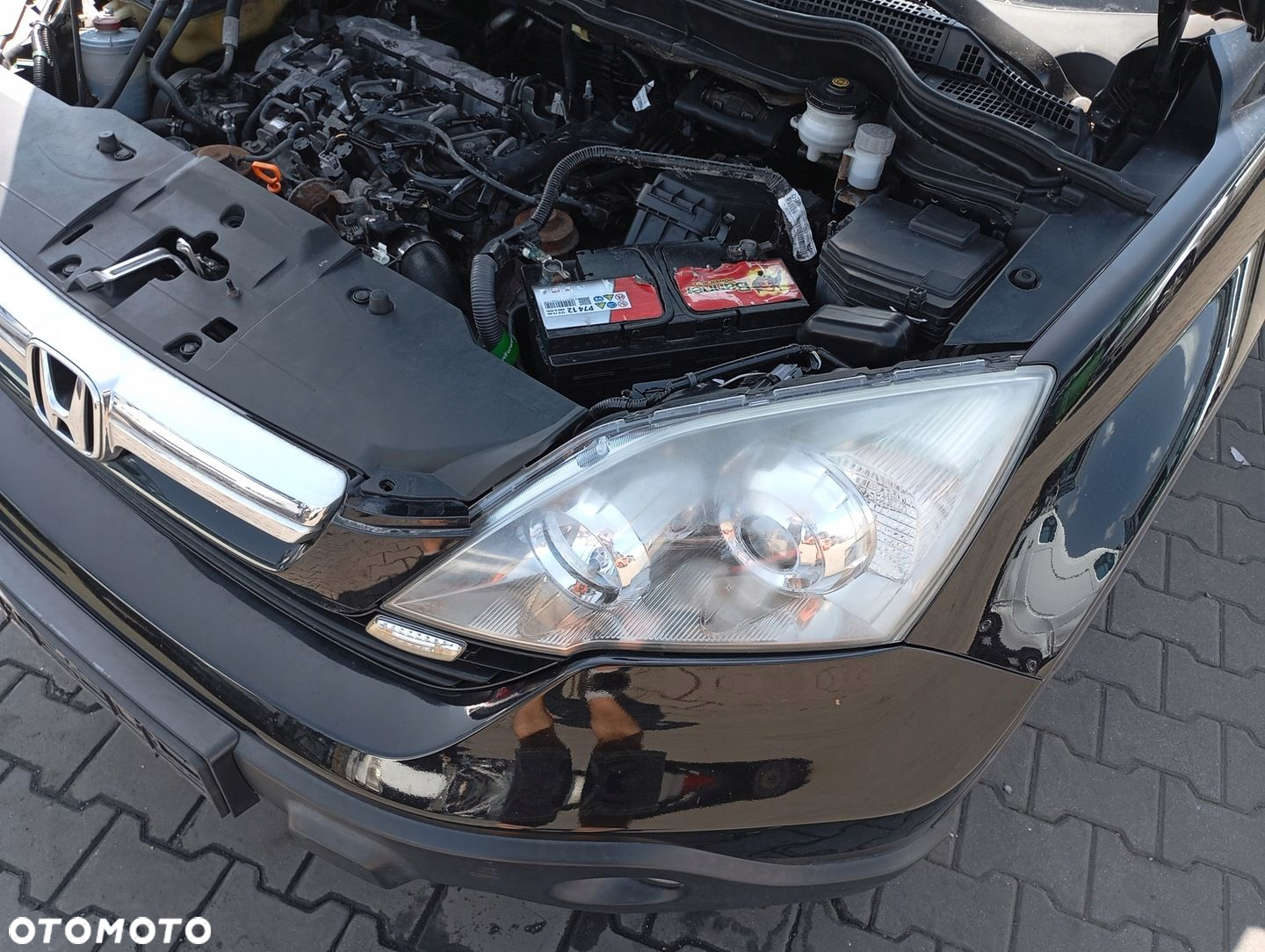 HONDA CRV CR-V 3 III PRZÓD ZDERZAK BŁOTNIK MASKA LAMPA REFLEKTOR EU B92P - 9