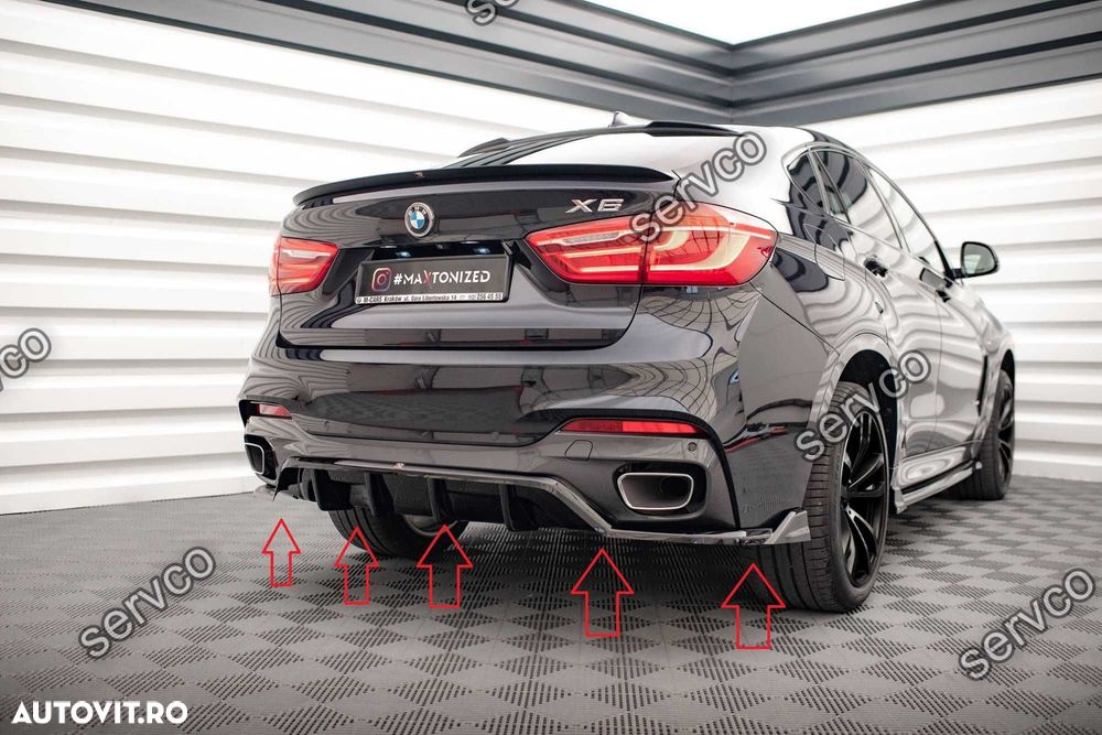Bodykit pachet Bmw X6 F16 M-Pachet 2014-2019 v2 Maxton Design - 5