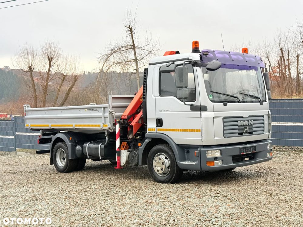 MAN MAN TGL 12-240 Kiper Wywrotka 4x2 Kran PALFINGER PK 12500 BARDZO DOBRY STAN - 23