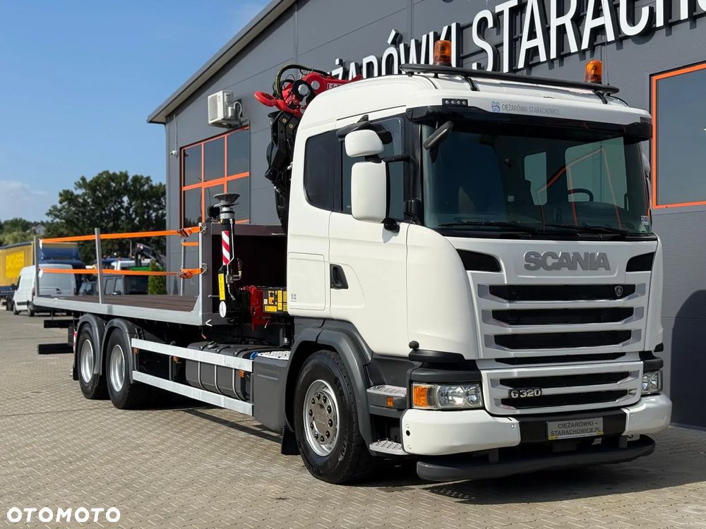 Scania Scania SCANIA G 320 // 6x2 6x4 // platforma z żurawiem FASSI F425RA.2.24 - 8