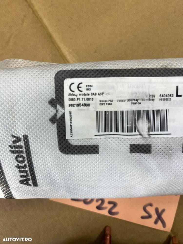 Airbag scaun CORSA F sau PEUGEOT 2008 an 2019-2025 - 5
