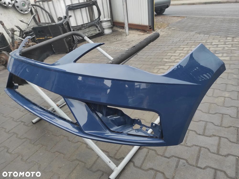 ZDERZAK PRZÓD PRZEDNI SEAT LEON 3 LIFT 5F0 16-20R NIEBIESKI SKORUPA WYSYŁKA !!! - 2