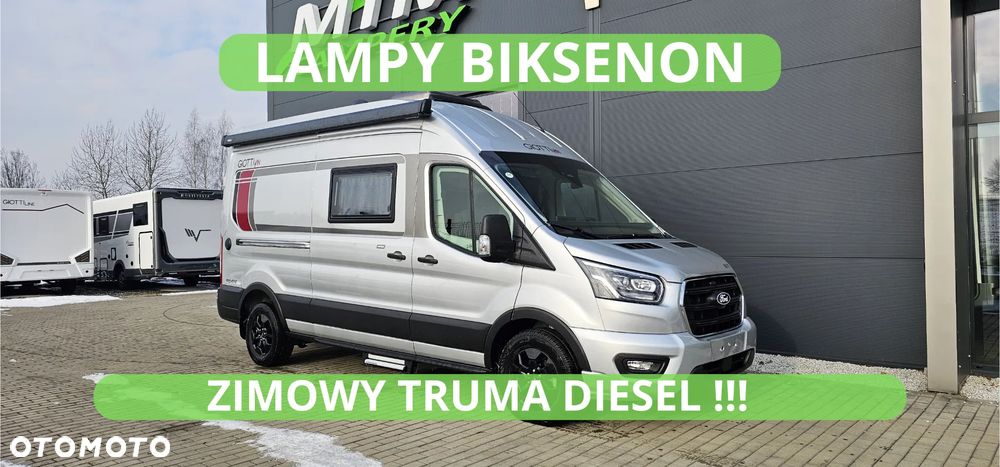 Giottiline GIOTTIVAN 60FT RAPIDO gr. Ford Transit MARKIZA SOLAR 300W KAMERA COFANIA RADIO 2DIN TRUMA DIESEL 4 OSOBOWY - 2
